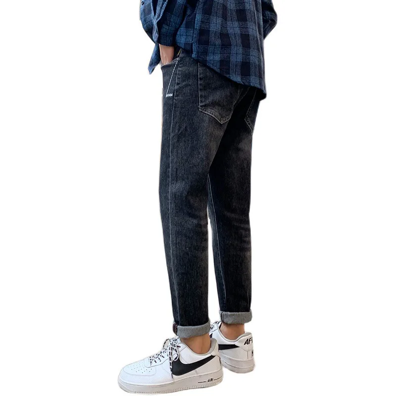 

Support customization jeans men's Korean version of the trend spring new men's stretch casual pants slim-fit trousers