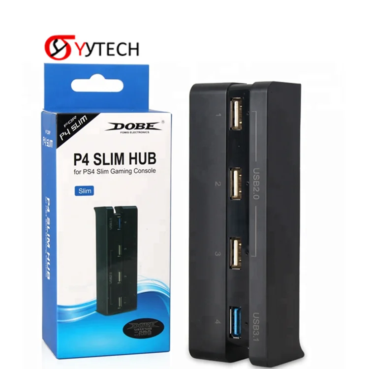 

SYYTECH TP4-821 USB 2.0 Hub USB 3.0 Hub 4 Ports Game Console adapter For PS4 Slim Game Accessories