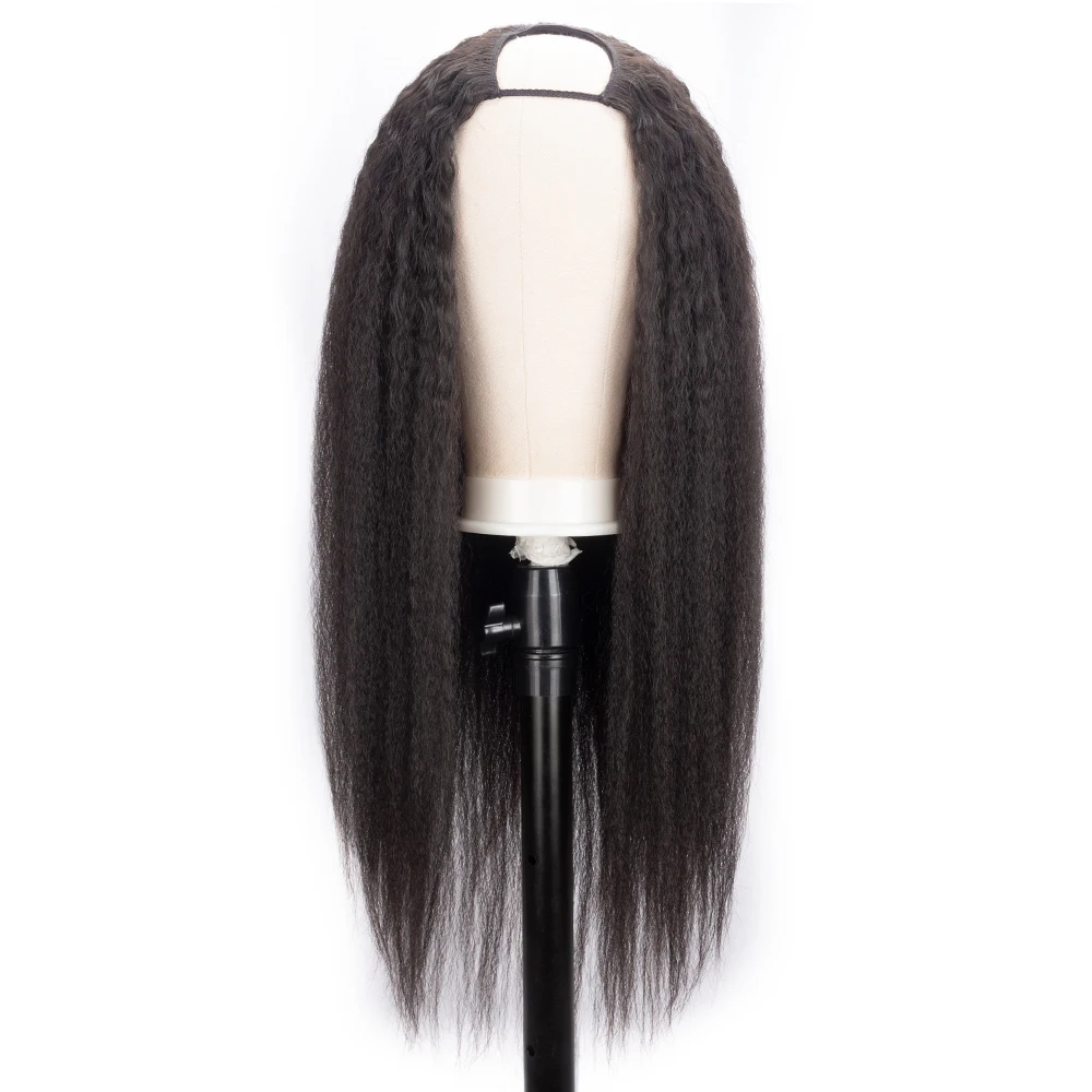 

New Arrival U Part Wig Kinky Straight 100% Human Hair Best Wholesale Prices on U-Part Wigs For Black Women