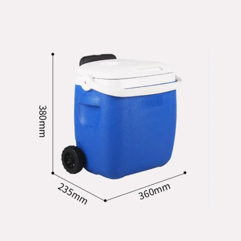 

16L Factory Direct Sales commercial folding camping ice trolley insolene cooler box