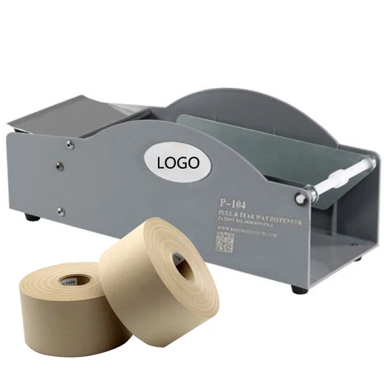 

Economical Pull And Tear Dispenser Packing Manual Water Activated Gummed Paper Tape Dispenser