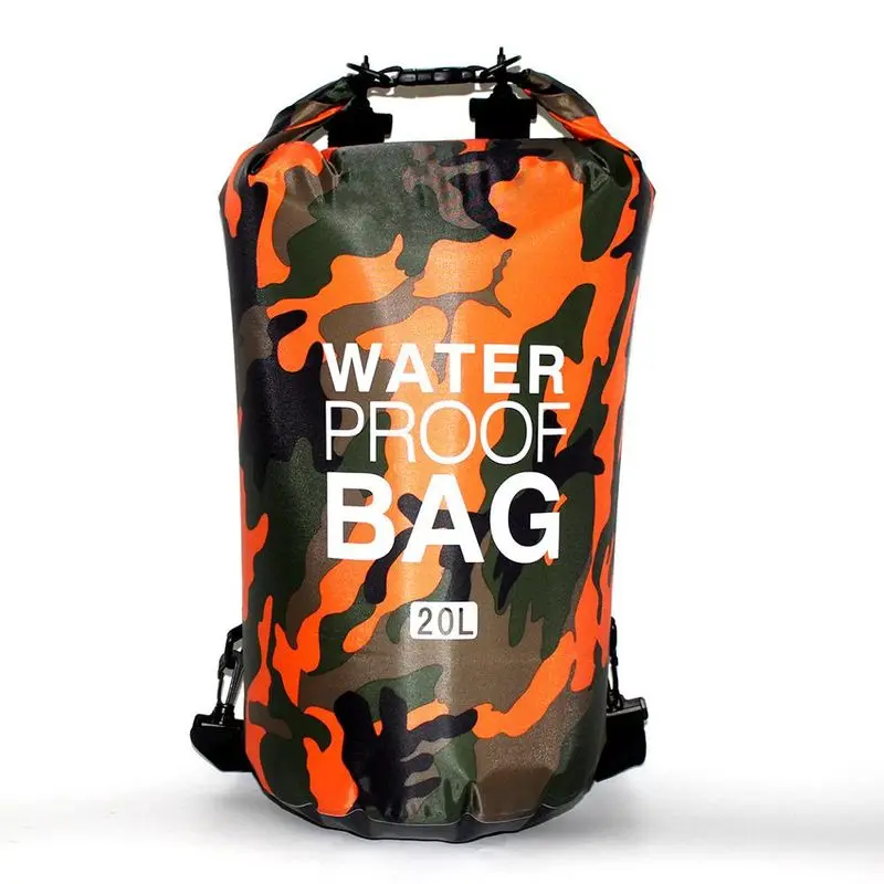 

Heavy Duty PVC Water Proof Dry Bag Sack For Kayaking Boating Fishing Rafting Swimming Camping Snow Boarding, Multi-colors