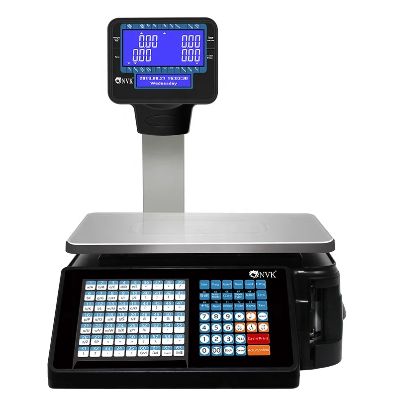 

Digital Weighing Scale Receipt Printing Scale Barcode Label Printing Scale