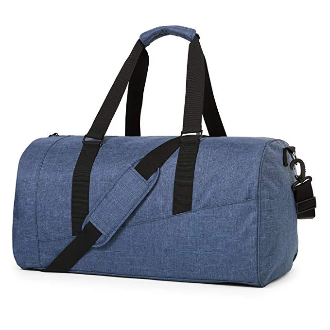 

Gym Bag for Women&Men Travel Duffel Bag Overnight Bag with Shoe Pouch 40L