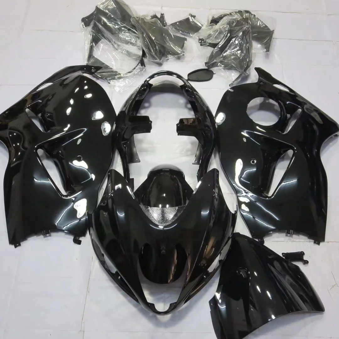 

2021 WHSC Motorcycle Fairing Body Kit For SUZUKI GSXR1300 1997-2007 Black, Pictures shown