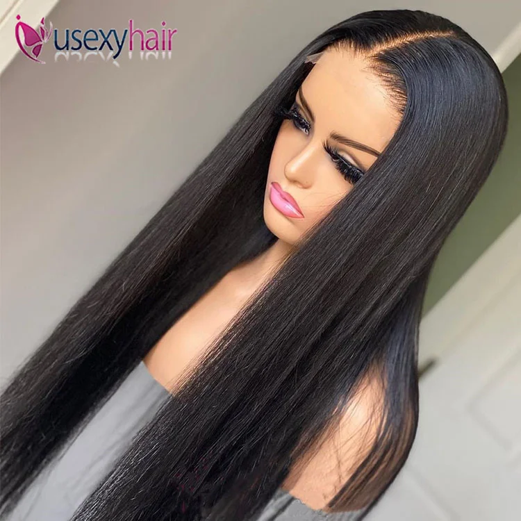 

Free Shipping 5x5 HD Lace Wigs Human Hair Brazilian HD Lace Closure Wigs 100% Virgin Raw Hair Lace Wigs For Black Women