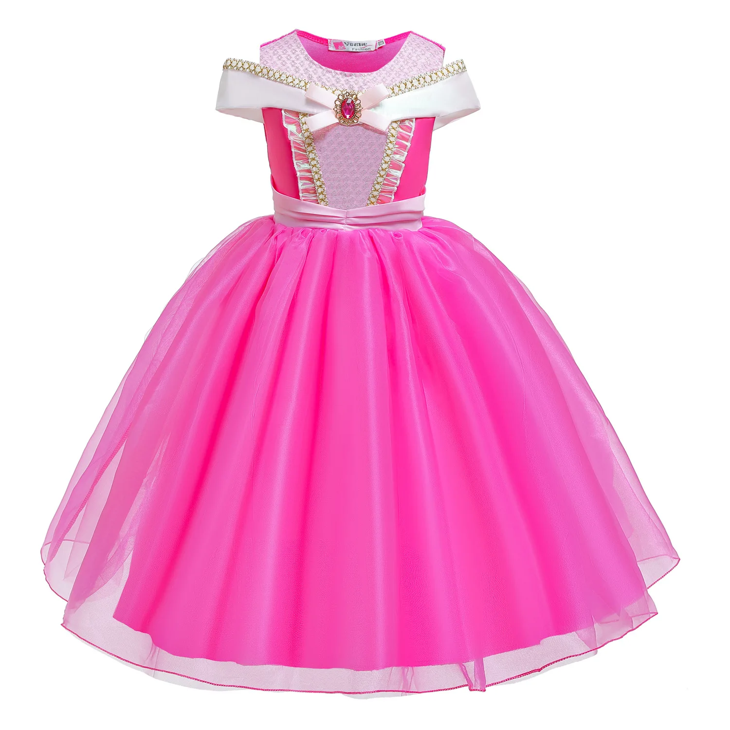 

Frozen Fancy Movie Clothing Sleeping Beauty Girls Dress Christmas Princess Cosplay Costume Dresses Girl for halloween Party