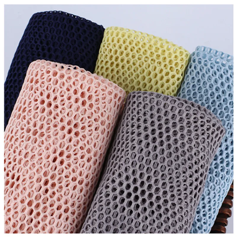 

100% Polyester Breathable Warp Knitting Hexagon Honeycomb 3D Air Mesh Fabric for Mattress Shirt