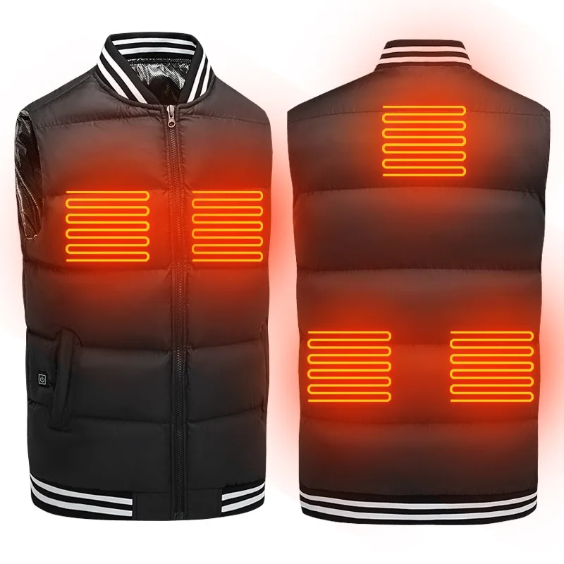 

3.7v 5v 7.4v 12v Electric Usb Rechargeable Battery Powered Motorcycle Hunting Heated Vest for Men Women