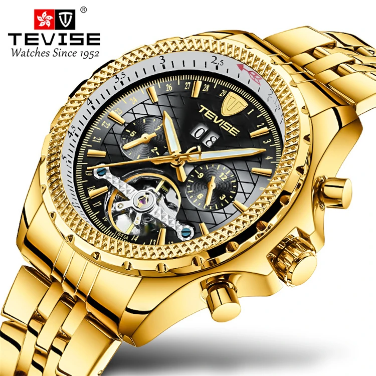 

TEVISE T841A Automatic Watch Men Luxury Man Watch Fashion Business Mechanical Watch Waterproof Male Clock Relogio Masculino