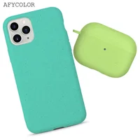 

100% fully biodegradable bio degradable eco friendly eco-friendly recycled silicone cover case for airpod for airpods 1 2 3 pro
