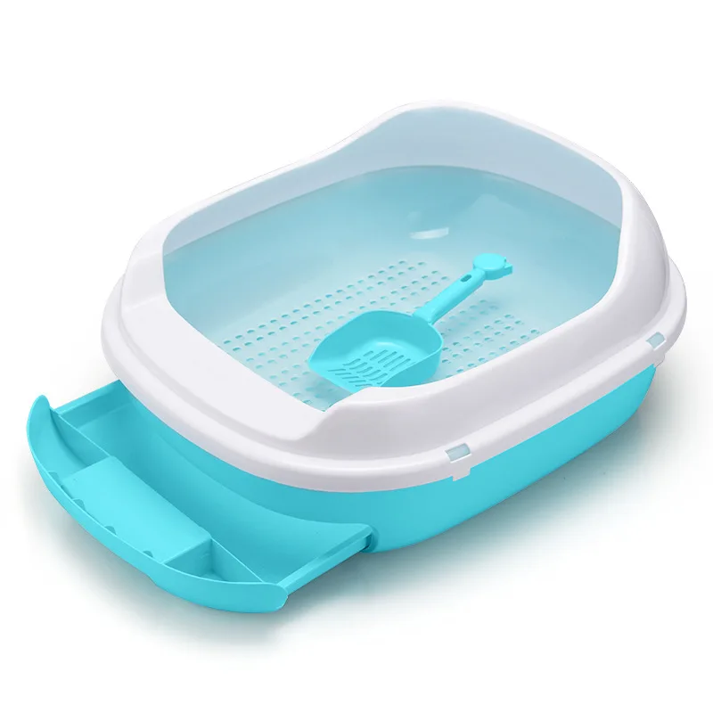 

Deodorant Self Cleaning Plastic Cat Toilet Box/Cat Litter Tray/Cat Litter Box, Customized color