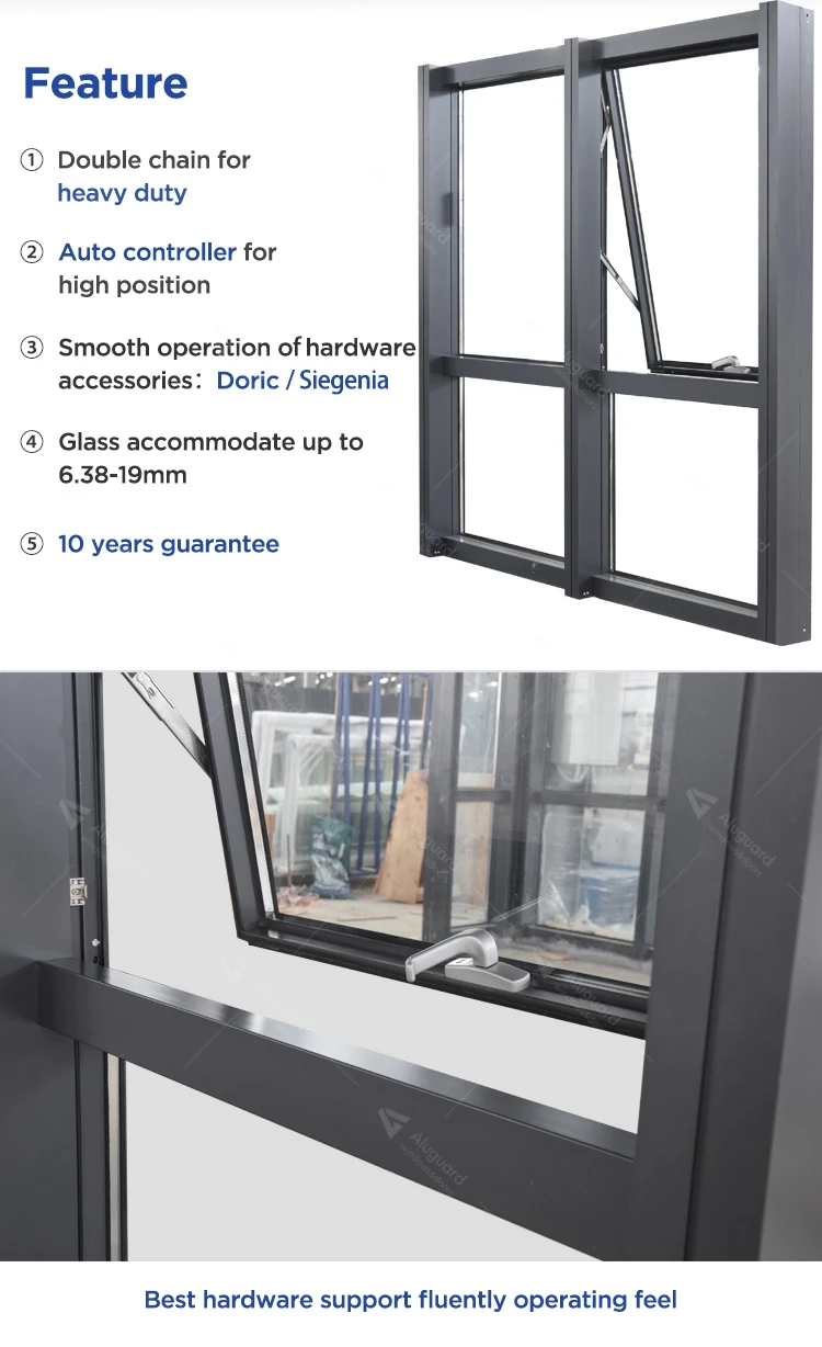 Thermal Break Aluminum Profiles Glass Curtain Wall Wall Connection