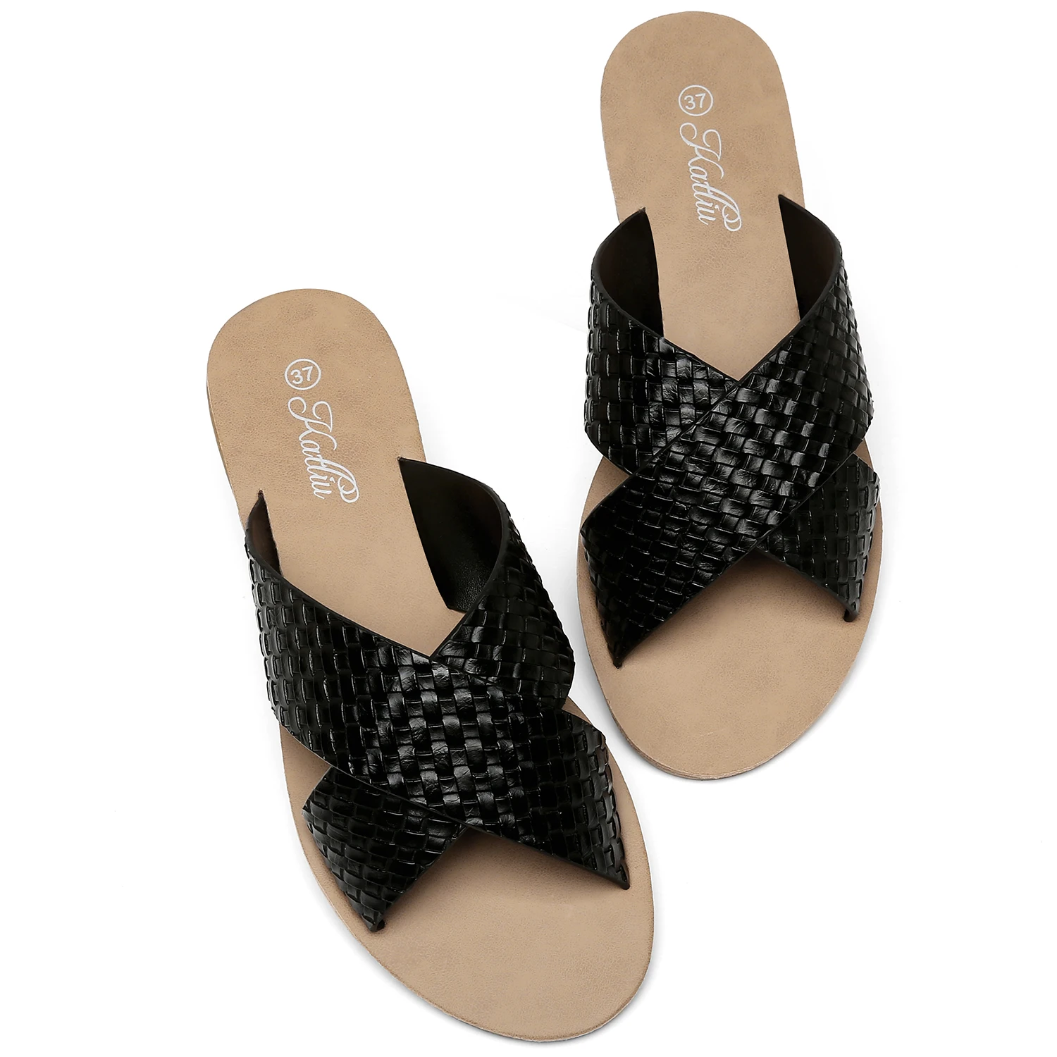 

Women Shoes Flat Casual Ladies Slide Slippers Sandals Outdoor Casual Flat Slide Slipper, 3 colors