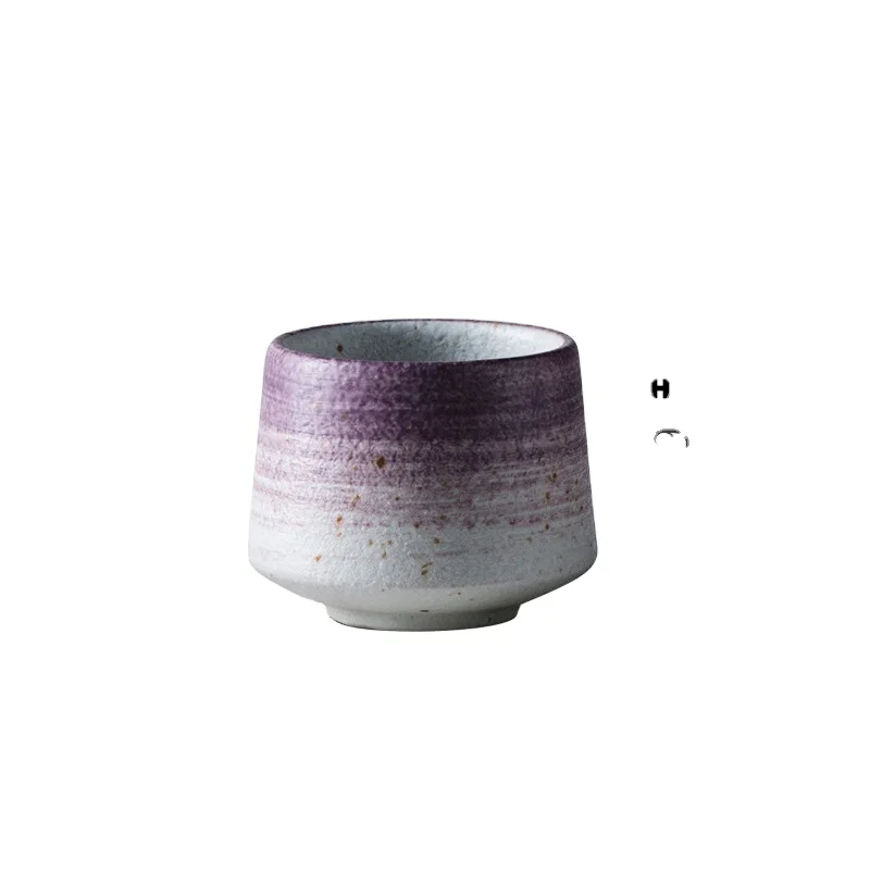 

6oz Mini Mug Food Contact Safe Western Coffee Ceramic Cup Special Breakfast Tea Cup without Handle, As picture