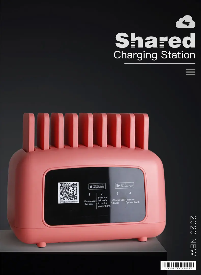 STW 9 Port Power bank Charger Desktop Charging Station Fast Mobile Portable Charger Station - ANKUX.COM