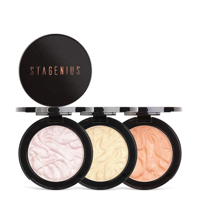 

Stagenius Cosmetics Single Glow Highlight Baked Highlighter Makeup, 4 colors