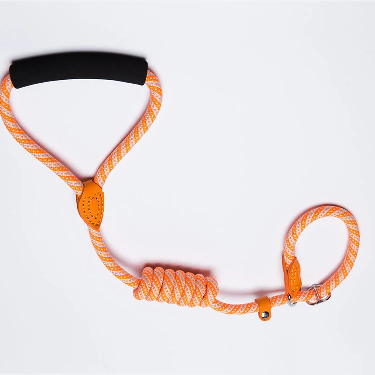 

Nylon Climbing Rope Luxury Dog Harness With Leash And Collar