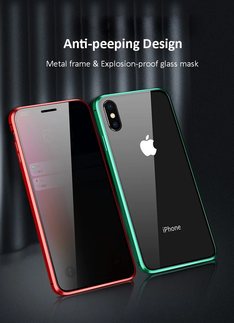 Ultra thin for iphone 11 tempered glass phone case,for iphone 11 plus case covers,mobile phone shell for iphone 11 magnetic case