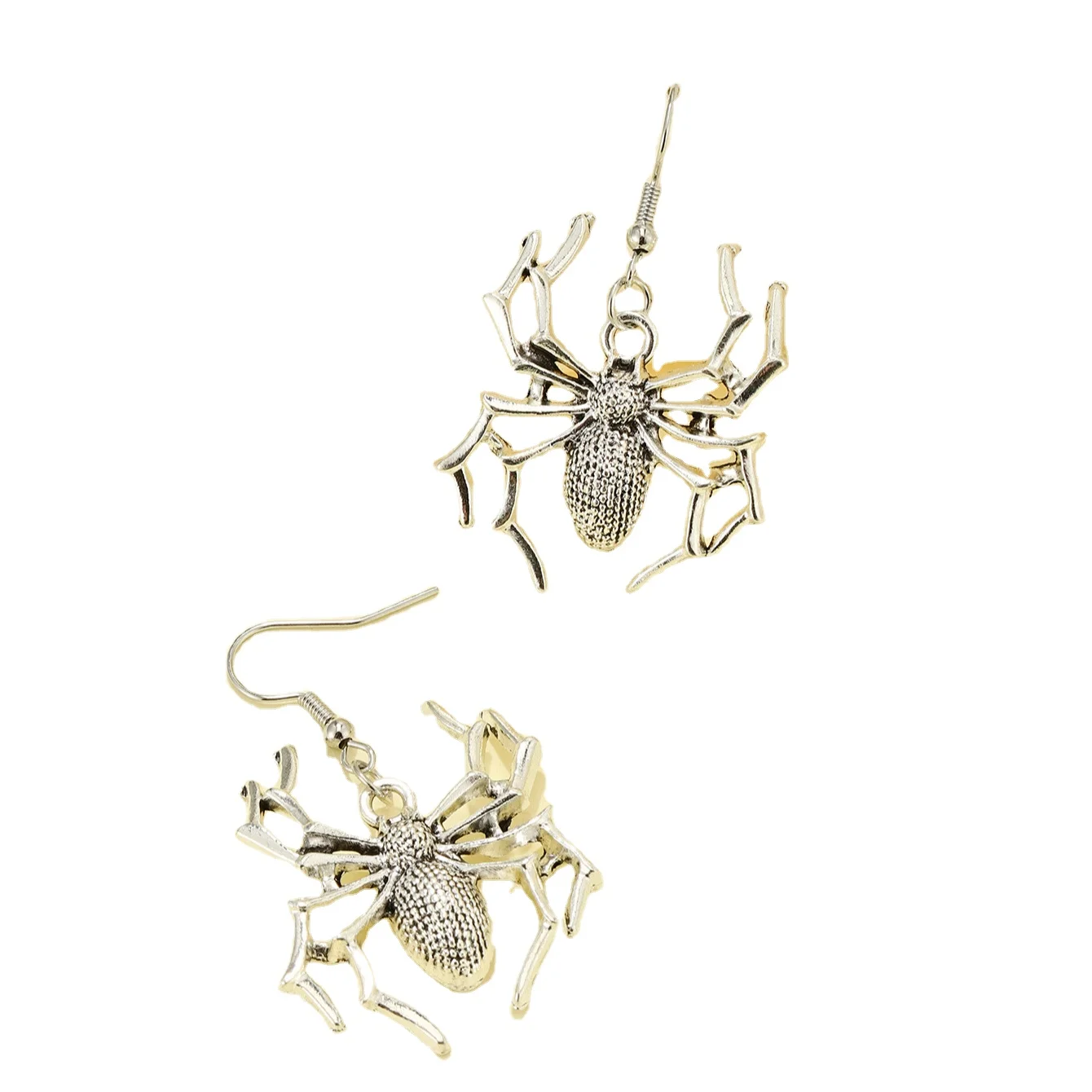 

unique exaggerate dark skeleton spider earrings female Halloween insect funny Earrings