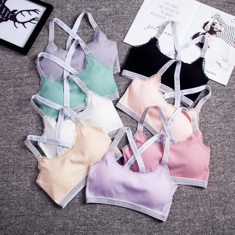 

Female Active Bras Seamless Lingerie Set Women Sports Bra Sets Plus Size Wire Free Lace Bralette Brassiere Underwear