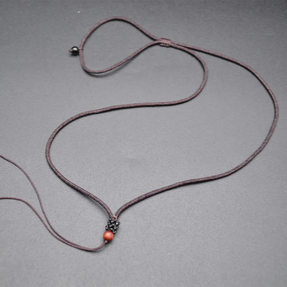 

Coffee color Length Adjustable Necklace Thread Pendant Necklace Cord Chains Jewelry making supplies