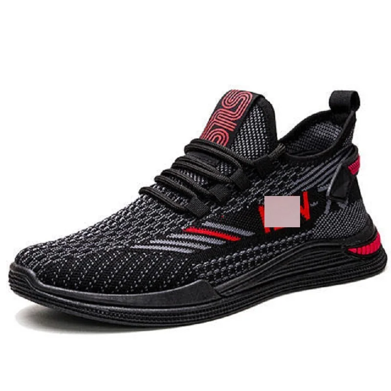 

New men's casual shoes fashion breathable sneakers trendy running shoes, 2 colors