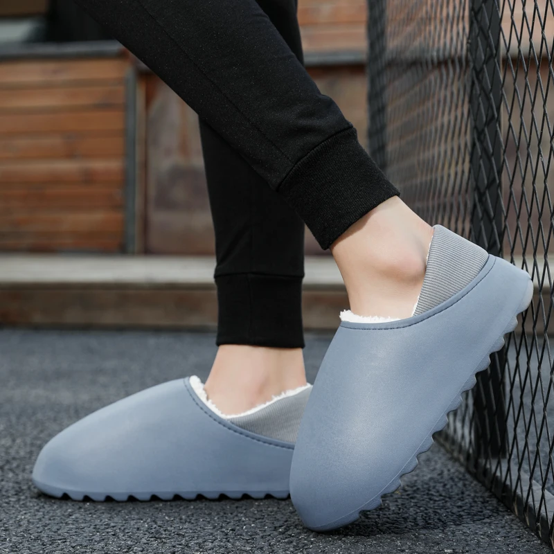 

Custom Logo Unisex EVA Waterproof Yeezy Slide Plush Slippers Fashion Couple Warm Fur Yeezy Slides Slippers Men & Women