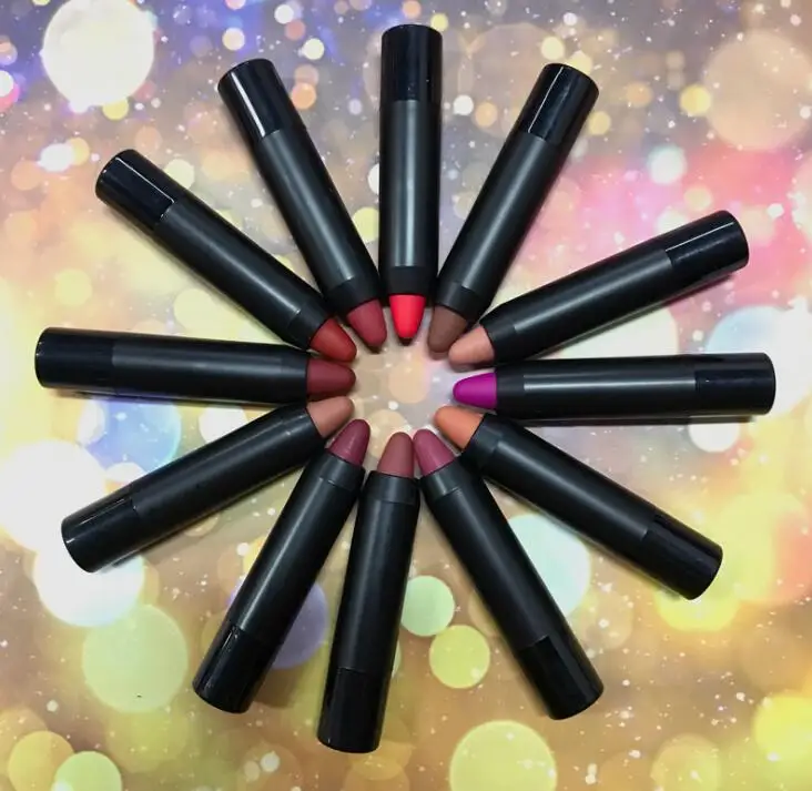 

Best selling crayon shape make own brand matte lipstick