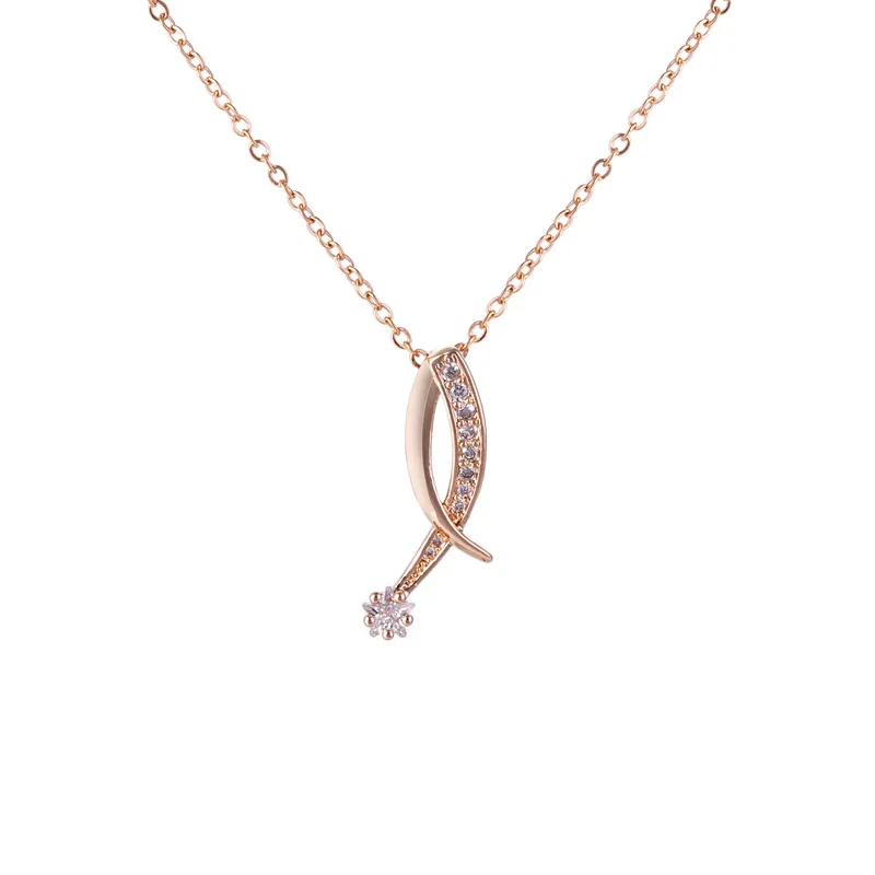 

MSYO Fashion Stainless Steel Necklace Meteor Cross Pendant Necklace For Women, As picture