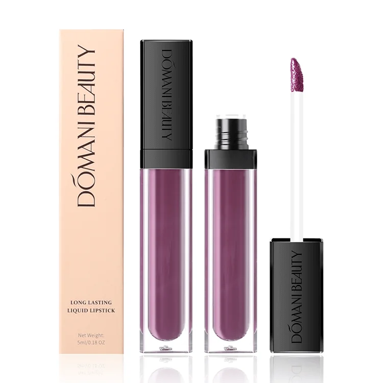 

Domani Beauty 27 Colors Waterproof Pigment Nude Vegan Matte with Label Liquid Lip Stick Lipstick