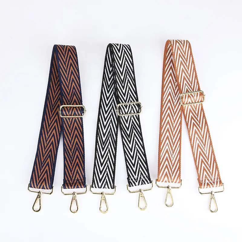 

Widening Backpack Handbag Accessories Color Color Stripe Adjustable Long Shoulder Strap