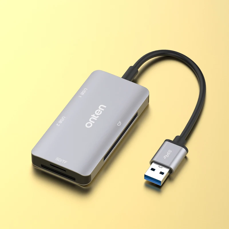

Multi Stripe usb hub for Mobile Phone Smart PD with Card Reader hubs, Black