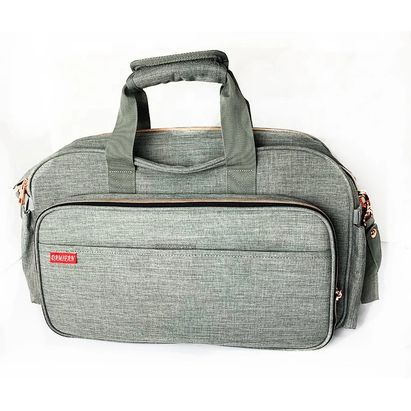 

4-in-1 Convertible Baby Diaper Bag Multi-Purpose Travel Baby Bag Diaper Backpack Ready to Ship Grey, Customized color