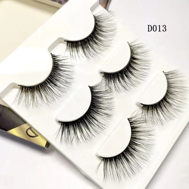 

Lashes Vendor Manufacturer Wholesale Luxury 200 Styles 3d Silk Synthetic Handmade Soft False Eyelashes, Black color