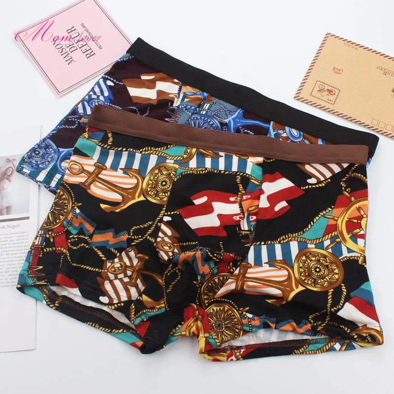 

gay men knickers brife ice silk underpants man sexy underwears custom men's underpants in plus size underwear