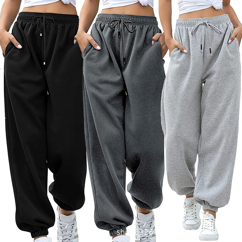 

Women's High Waist Jogger Pants Quick Dry Knitted Sports Trousers for Exercise and Jogging for Spring/Summer Sportswear