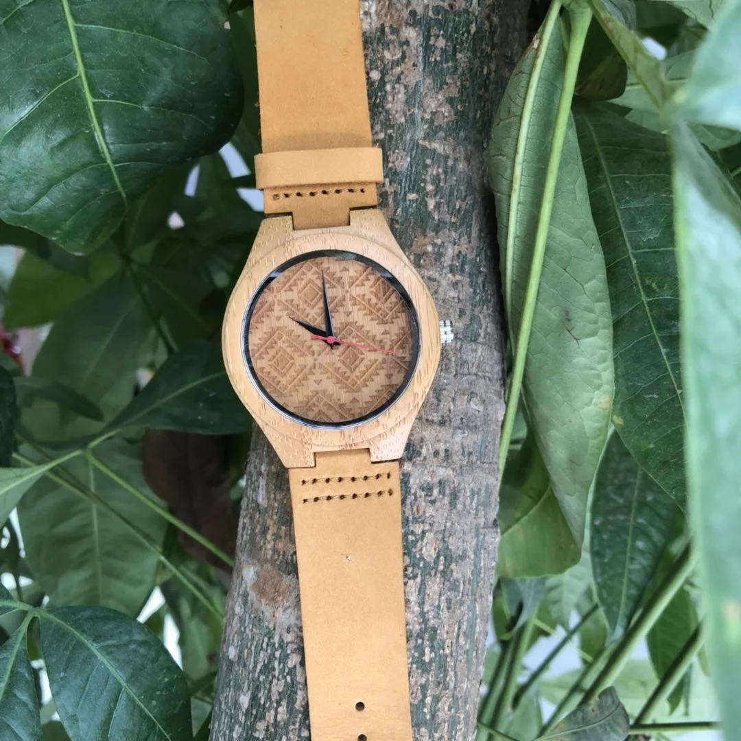 

Retro custom wood watches for women men unisex wristwatch with 1/pc low moq reloj