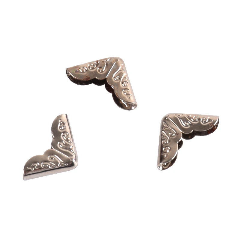 

Nickel Metal Corner for Wooden Gift Boxes Diary Book Corner Protector