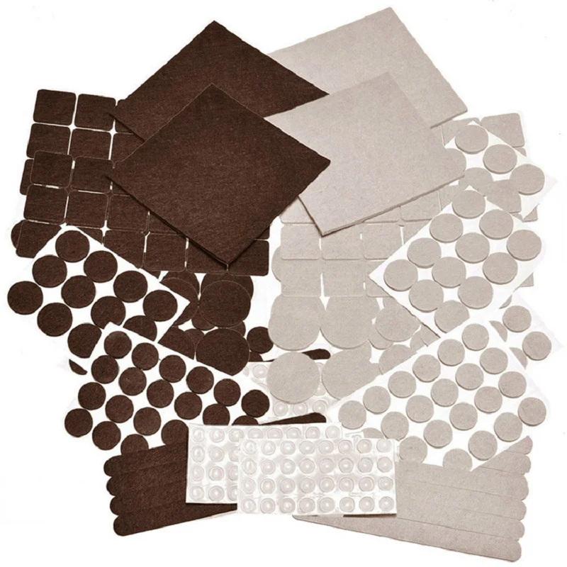 cusotomize size and color 133 piece! felt pads furniture feet