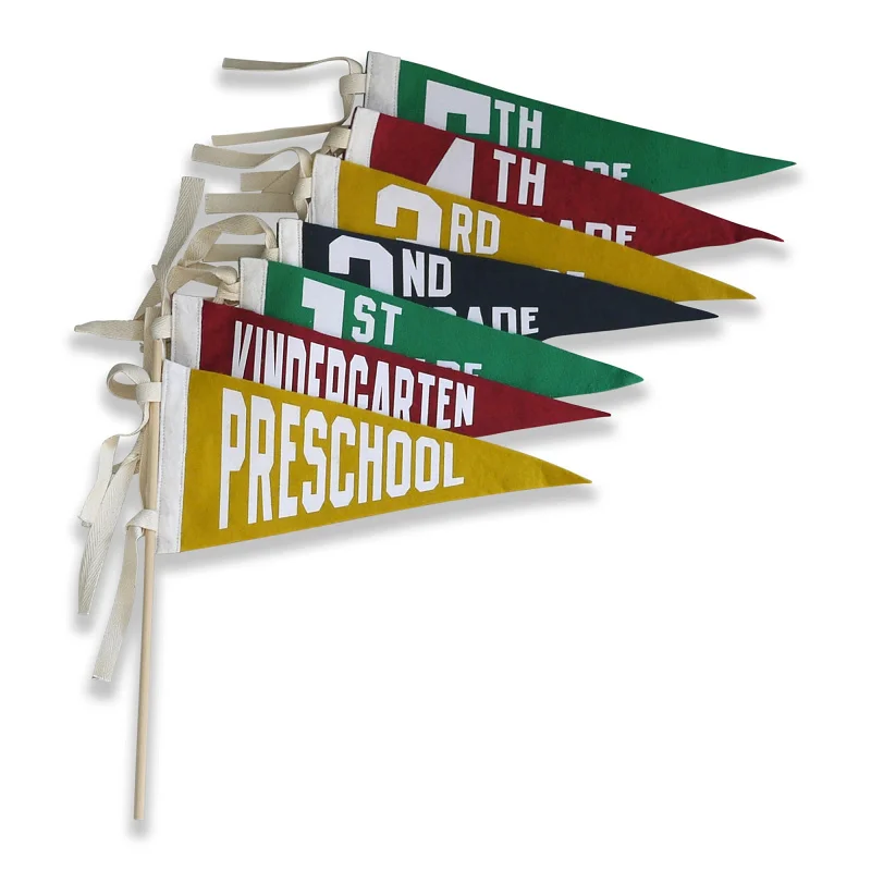 oem logo for you christmas felt pennant