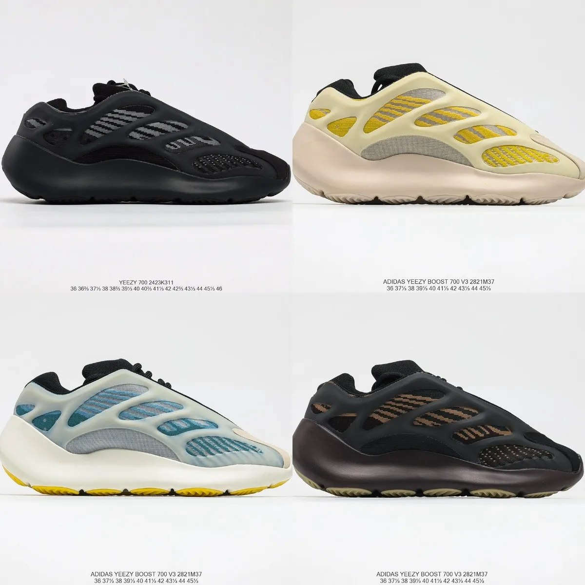 

High Quality Reflective Adidas Yeezy Running Sneakers Men Fashion Yeezy 700 V3 Sneakers Men Yeezy Shoes