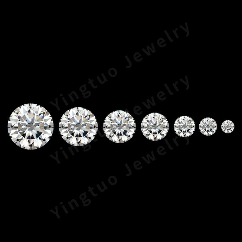 

Loose wholesale Price Round Brilliant DEF VVS White Moissanite, Choose