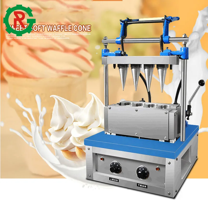 Ice cream cone maker maker baking machineFactory supply ice cream cone wafer biscuit machine/ice cream cone wafer making machine