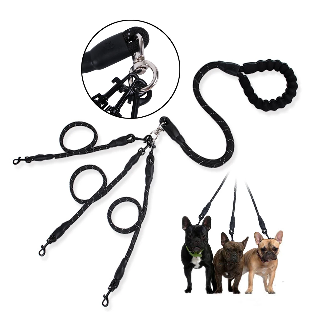 

3 in 1 Durable Nylon Dog Leash with Padded Handle