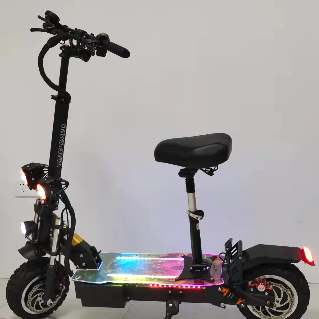 

drop-shipping 11 inch electric scooter Off Road 60V 35AH Dual Motor Strong Power Scooter Electric