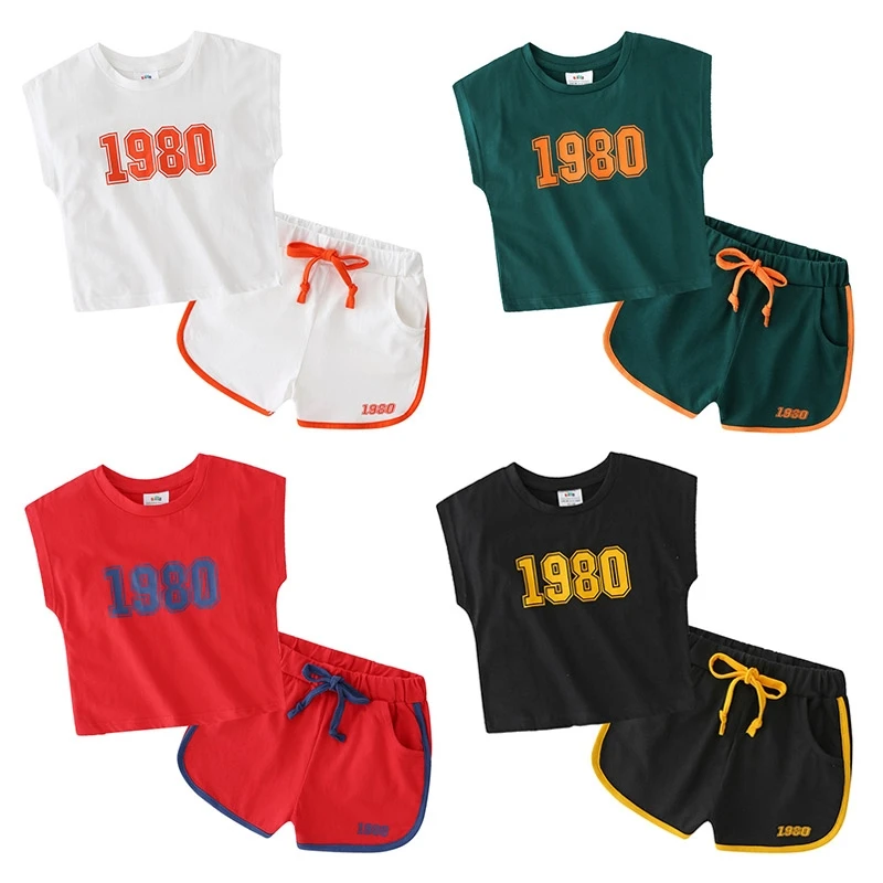 

High quality Children Clothing Summer Boys Clothes 2pcs Set Outfits Kids Clothes Toddler Suit For CHILD Clothing Sets