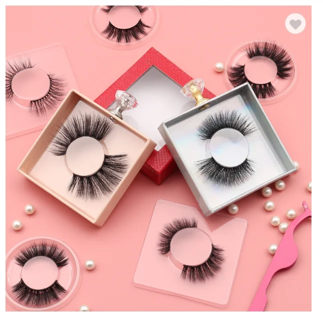 

Private Label Eyelashes Wholesale Private Label handmade strip faux mink eye lashes 3d silk eyelashes