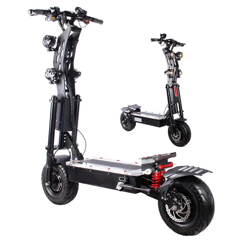 

adult 72v 96v 8000w 10000w offroad two wheels 13 inch fast folding Electric Scooter in EU and US market