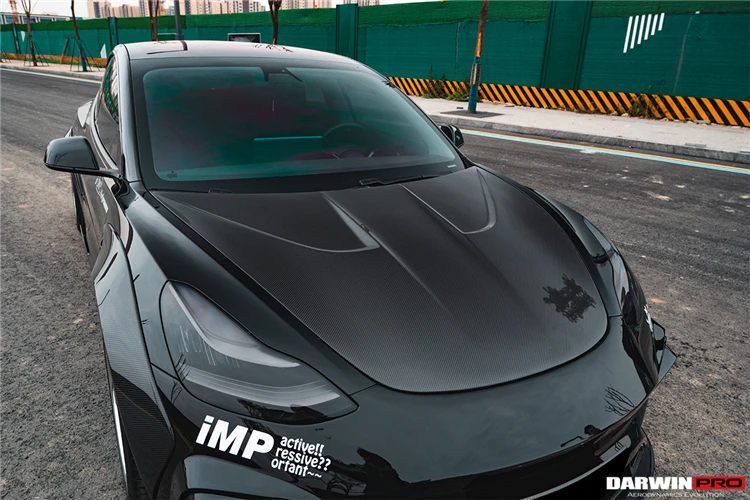 Darwinpro Imp Performance Carbon Fiber Wide Body Kit For Tesla Model 3 View Darwinpro Carbon Fiber Lip Bsd Product Details From Fuzhou Bsd Autoparts Co Ltd On Alibaba Com